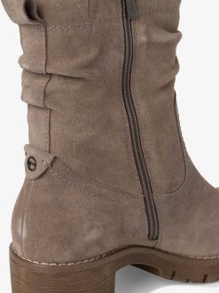 Tamaris Bottine En Cuir - Marron | Bottines