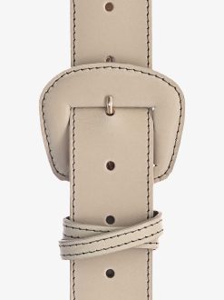 Tamaris Ceinture En Cuir - Beige | Ceintures