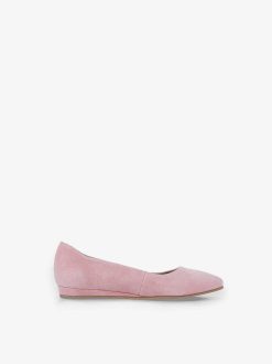 Tamaris Ballerine En Cuir - Rose | Ballerines