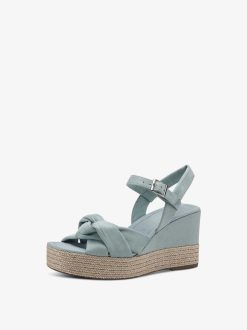 Tamaris Sandale A Talon - Bleu | Des Sandales