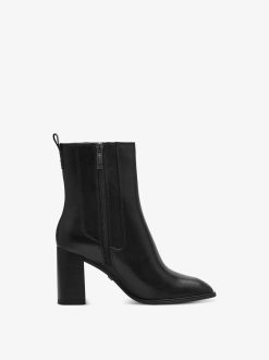 Tamaris Bottine En Cuir - Noir | Bottines