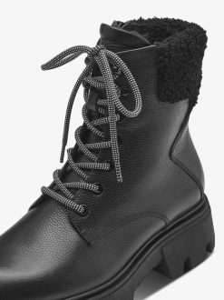 Tamaris Bottine En Cuir - Doublure Chaude Noire | Bottines