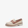 Tamaris Babouche En Cuir - Beige | Chaussures Basses Et Pantoufles