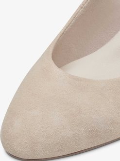 Tamaris Escarpins En Cuir - Beige | Pompes