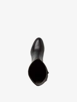 Tamaris Bottes En Cuir - Noir | Bottes