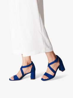 Tamaris Sandale A Talon - Bleu | Des Sandales