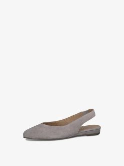 Tamaris Escarpins A Bride En Cuir - Beige | Pompes