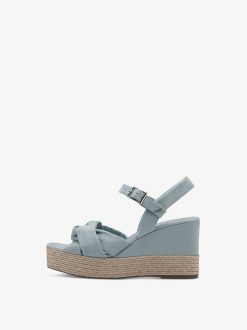 Tamaris Sandale A Talon - Bleu | Des Sandales