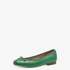 Tamaris Ballerine En Cuir - Vert | Ballerines