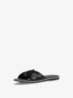 Tamaris Mule En Cuir - Noir | Mules