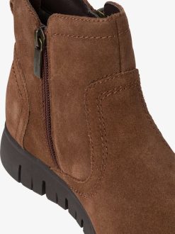 Tamaris Bottine En Cuir - Marron | Bottines