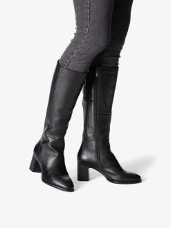 Tamaris Bottes En Cuir - Noir | Bottes