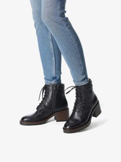 Tamaris Bottine En Cuir - Noir | Bottines