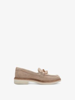 Tamaris Babouche En Cuir - Beige | Chaussures Basses Et Pantoufles