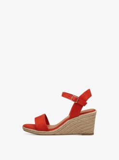 Tamaris Sandale A Talon - Orange | Des Sandales