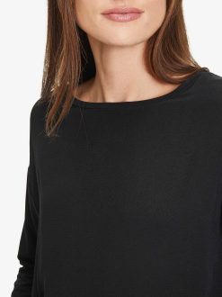 Tamaris Chemise A Manches Longues - Noir | Chemises Et Hauts