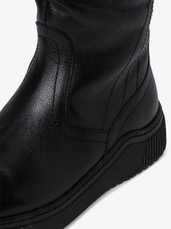 Tamaris Bottine En Cuir - Noir | Bottines