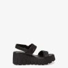 Tamaris Sandale A Talon En Cuir - Noir | Des Sandales