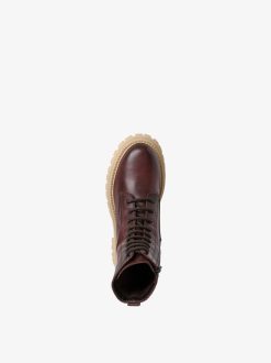 Tamaris Bottine En Cuir - Marron | Bottines