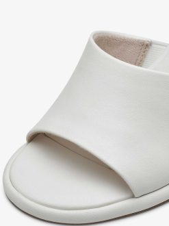 Tamaris Mule En Cuir - Blanc | Mules