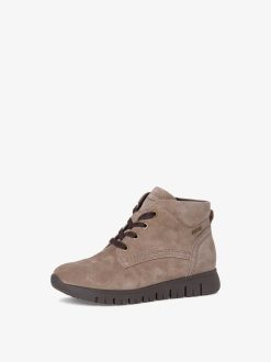 Tamaris Bottine En Cuir - Marron | Bottines