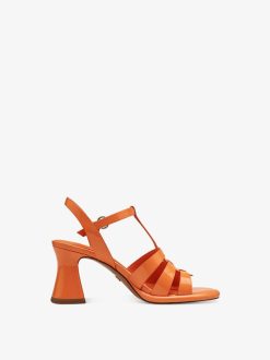 Tamaris Sandale A Talon - Orange | Des Sandales