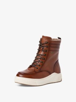 Tamaris Bottine En Cuir - Marron | Bottines