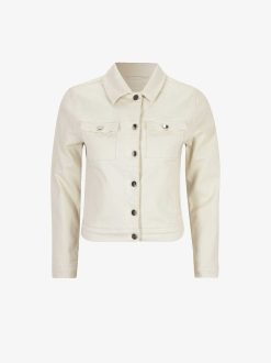 Tamaris Veste En Jean - Beige | Vestes Et Manteaux