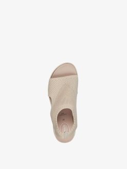 Tamaris Sandale A Talon - Beige | Des Sandales