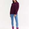 Tamaris Pull Tricote - Violet | Sweats Et Sweats A Capuche