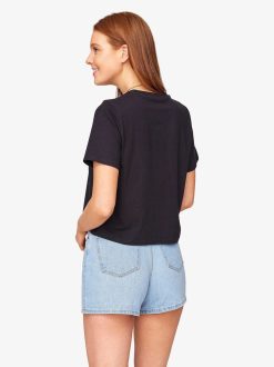 Tamaris T-Shirt Oversize - Noir | Chemises Et Hauts