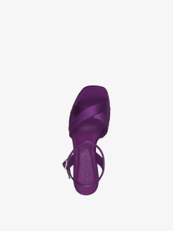 Tamaris Sandale A Talon - Violet | Des Sandales