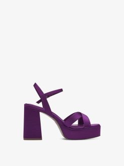 Tamaris Sandale A Talon - Violet | Des Sandales