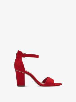 Tamaris Sandale A Talon - Rouge | Des Sandales