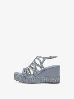 Tamaris Sandale A Talon - Bleu | Des Sandales