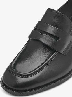 Tamaris Trotteur En Cuir - Noir | Chaussures Basses Et Pantoufles