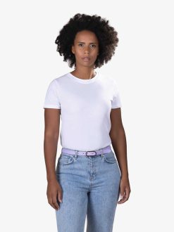 Tamaris Ceinture En Cuir - Violet | Ceintures