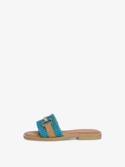 Tamaris Mule - Turquoise | Mules