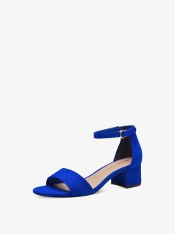 Tamaris Sandale A Talon - Bleu | Des Sandales