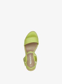 Tamaris Sandale A Talon - Vert | Des Sandales