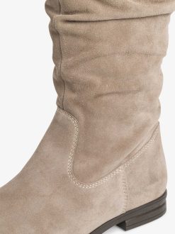 Tamaris Bottes En Cuir - Beige | Bottes