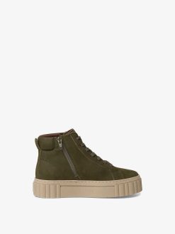 Tamaris Bottine En Cuir - Vert | Bottines