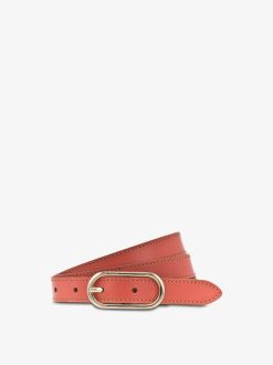 Tamaris Ceinture En Cuir - Orange | Ceintures