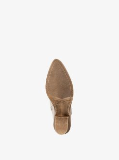 Tamaris Bottine En Cuir - Beige | Bottines