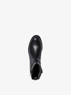 Tamaris Bottine En Cuir - Noir | Bottines