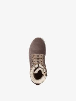 Tamaris Bottine En Cuir - Gris | Bottines