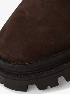 Tamaris Bottine Chelsea En Cuir - Marron | Bottines