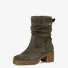 Tamaris Bottine En Cuir - Vert | Bottines