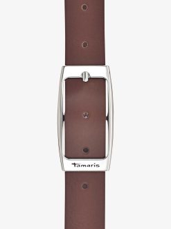 Tamaris Ceinture En Cuir - Marron | Ceintures