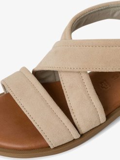 Tamaris Sandale En Cuir - Beige | Des Sandales